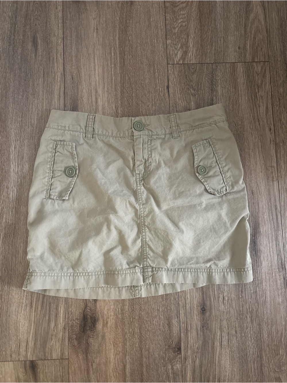 GAP Khaki Utility Short Skirt